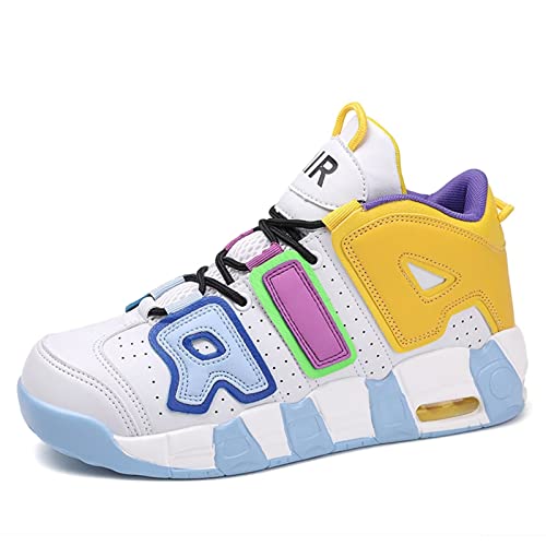 Aszeller Herren Damen Air Uptempo Sneaker Schuhe Laufschuhe Turnschuhe mit Luftpolster Walkingschuhe Basketballschuhe Sportschuhe von Aszeller