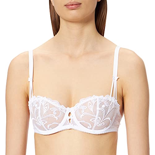 Aubade Damen Au Bal De Flore Balconette BH, WEISS, 70F von Aubade