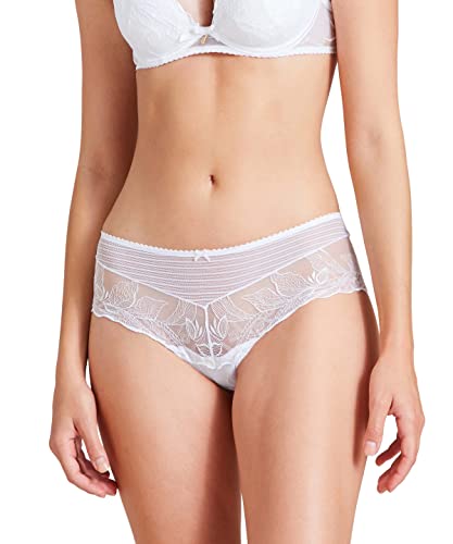 Aubade Damen Fleur de Tattoo Tanga-Höschen, weiß, 42 von Aubade