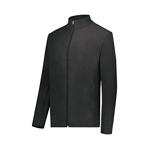 Augusta Sportswear Herren Microlite Fleecejacke mit durchgehendem Reißverschluss Jacke, schwarz, XXX-Large von Augusta Sportswear