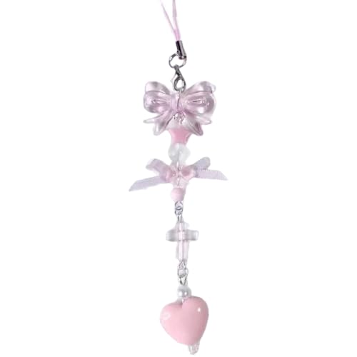 Bowknot Keychain Goth Schädel Perlen Telefon Lanyard Gurt Herz Charme Anhänger Telefonkette Antilost Keyring Für Frauen Mädchen Bowknot Keychain Goth Schädel Perlen Telefon Lanyard Gurt Herz Charme Anhänger Telefonkette Antilost Keyring Für Frauen Mädchen von Aurgiarme