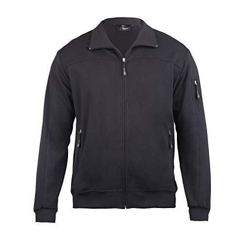 Authentic Klein, Sportive Herren Jerseyjacke aus Baumwolle für Sport- und Freizeit in Übergrößen; Kurze Größen; Lange Größen 53036 Schwarz Authentic Klein, Sportive Herren Jerseyjacke aus Baumwolle für Sport- und Freizeit in Übergrößen; Kurze Größen; Lange Größen 53036 Schwarz von Authentic Klein