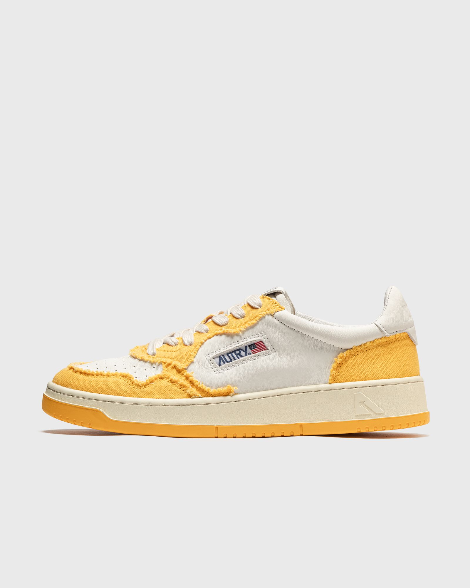 Autry Action Shoes AUTRY 1 LOW MAN men Lowtop white|yellow in Größe:42 von Autry Action Shoes