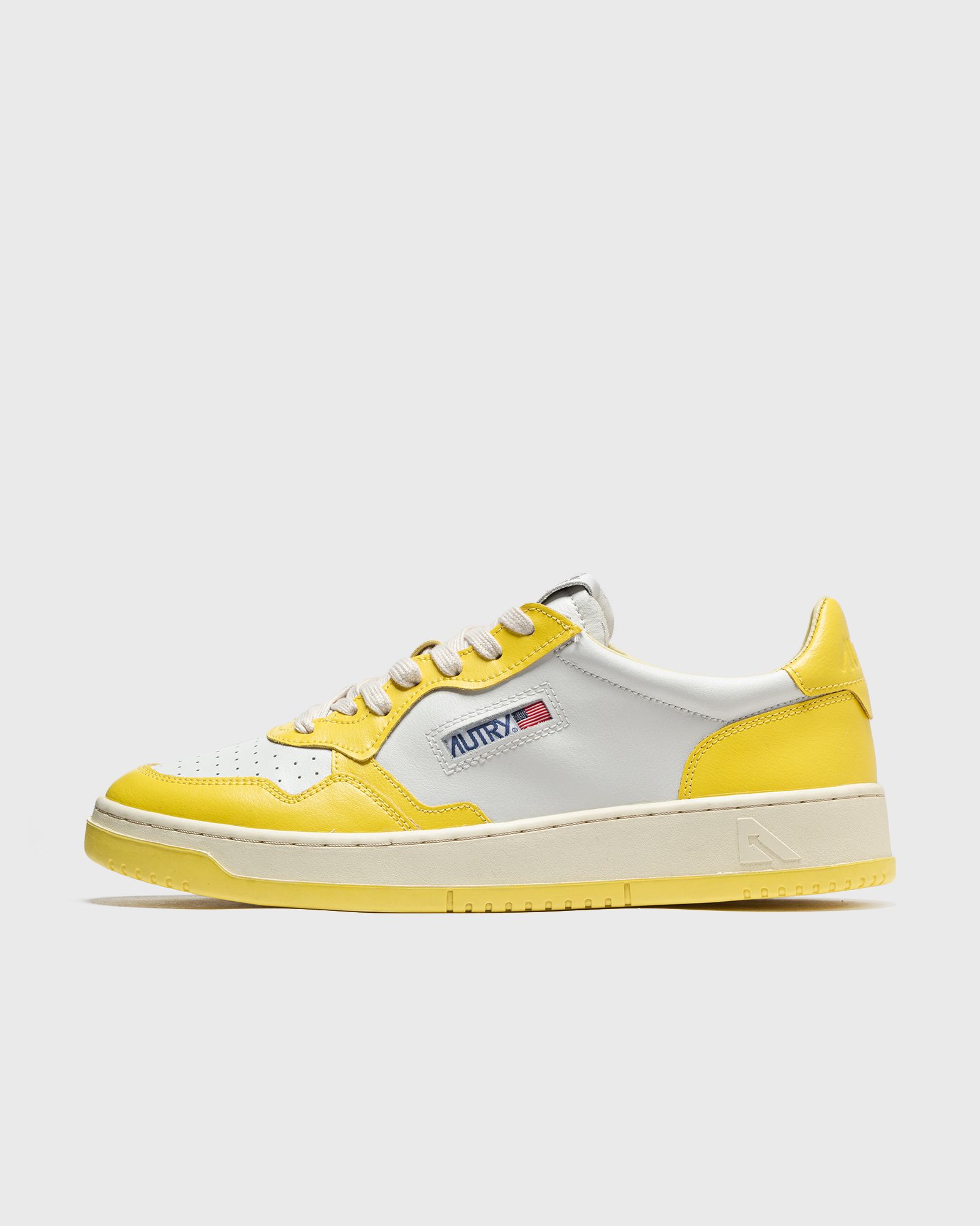 Autry Action Shoes AUTRY 1 LOW MAN men Lowtop white|yellow in Größe:45 von Autry Action Shoes