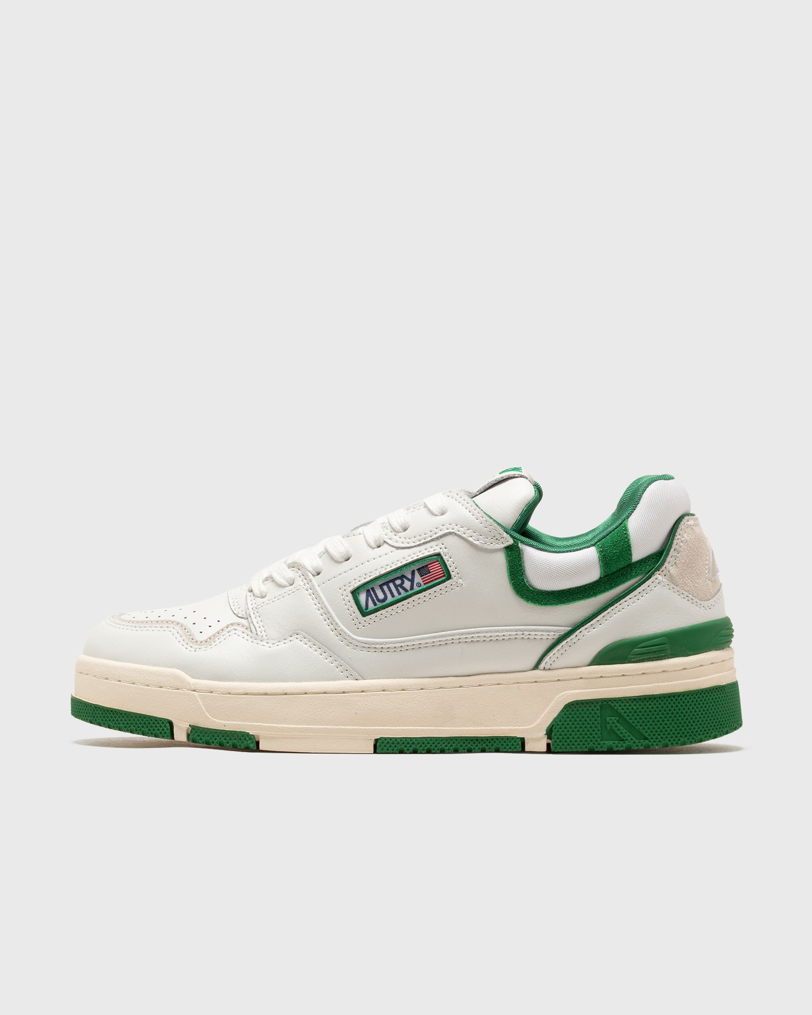 Autry Action Shoes CLC LOW men Lowtop green|white in Größe:40 von Autry Action Shoes