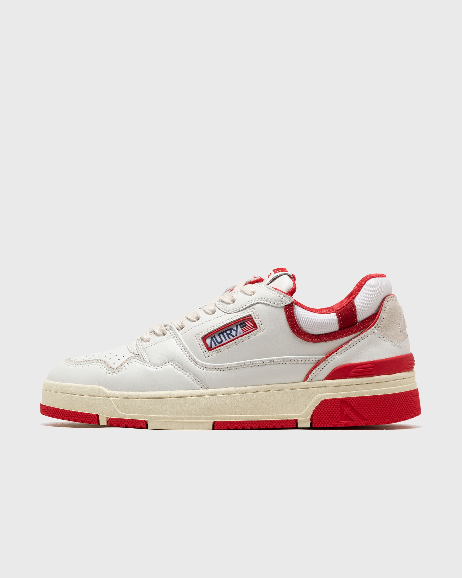 Autry Action Shoes CLC LOW men Lowtop red|white in Größe:44 von Autry Action Shoes