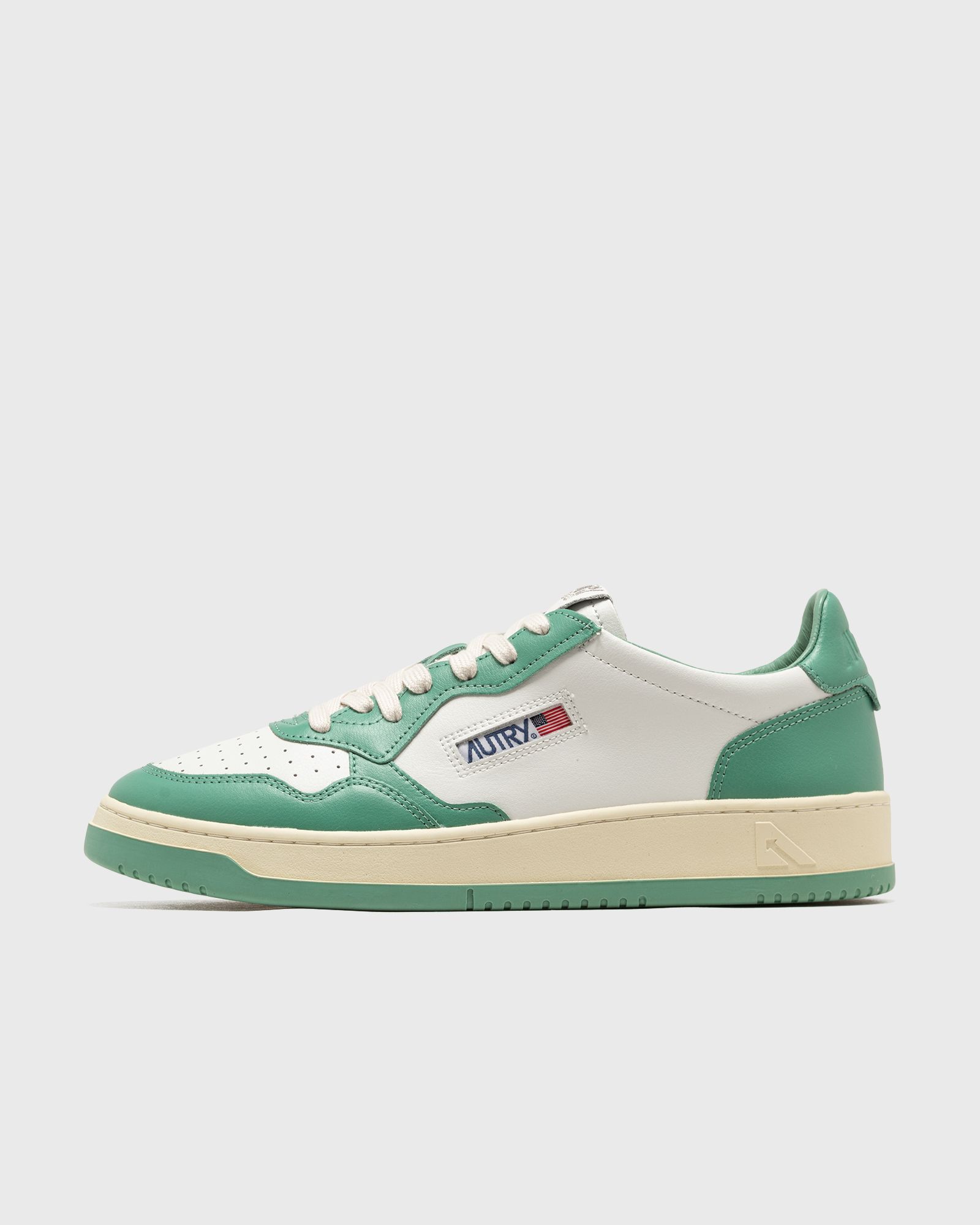 Autry Action Shoes MEDALIST LOW men Lowtop green|white in Größe:43 von Autry Action Shoes