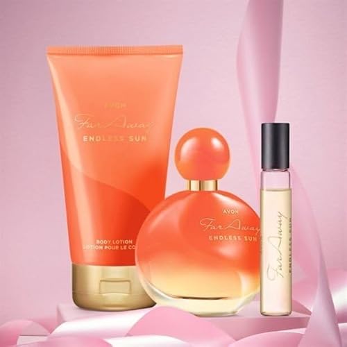 Avon Far Away Endless Sun Parfumset Eau de Parfum/Bodylotion/Taschenspray von Avon