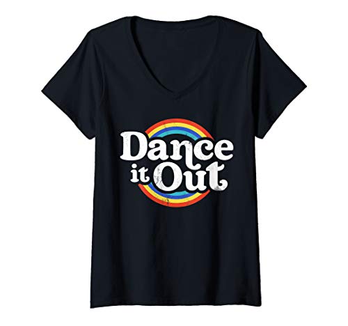 Damen Dance It Out Dancer Funny Dancing Gifts Men Women Dancers T-Shirt mit V-Ausschnitt von Awesome Dancers Dancing