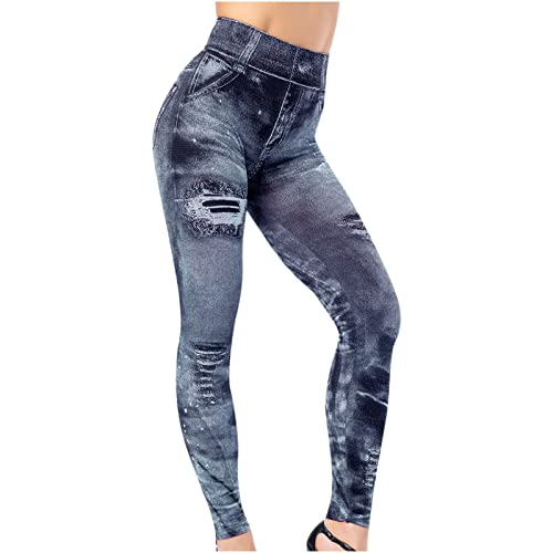 Awrvia Angebot des Tages Sport Leggings Damen Lange Sporthose mit Taschen Yogahose Blickdicht High Waist Trekkinghose Atmungsaktive Jogginghose Elegant Wanderhose Leichter Kompressionshose von Awrvia