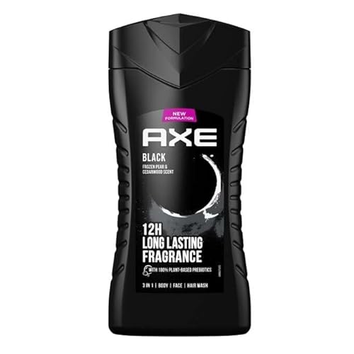 3 x Axe Men Duschgel 3in1 "Black" - 250ml von Axe