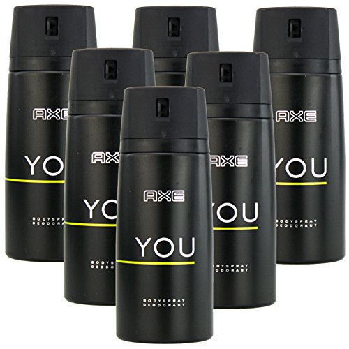 6 x 150ml Axe YOU Deo Deospray Deodorant Bodyspray Herren Parfüm von Axe