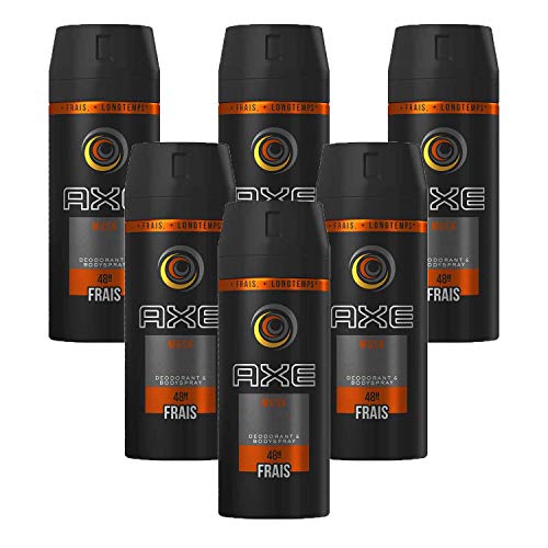 6 x Axe Musk Deodorant Bodyspray je 150ml Moschus for men ohne Aluminium von Axe