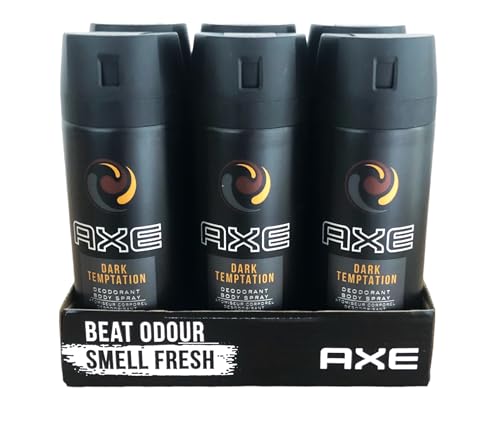 Axe Deodorant/Bodyspray Men "Dark Temptation" - 6er Pack (6 x 150 ml) von Axe