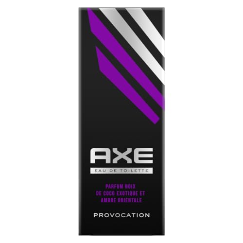 Axe Eau de Toilette Provocation, Duft Kokosnuss & orientalischer Bernstein, Effizienz & Frische 24 Stunden – Flasche mit 100 ml von Axe