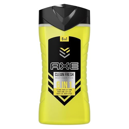 Axe Men Duschgel 6in1 - Clean Fresh - 3er Pack (3 x 250 ml) von Axe