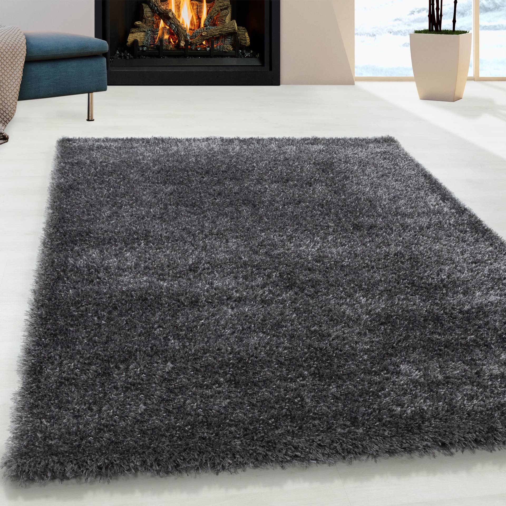 Ayyildiz Teppiche Hochflor-Teppich "BRILLIANT 4200", rechteckig, 50 mm Höhe, Läufer, auch in rund, Langflor, Shaggy, Wohnzimmer Ayyildiz Teppiche Hochflor-Teppich "BRILLIANT 4200", rechteckig, 50 mm Höhe, Läufer, auch in rund, Langflor, Shaggy, Wohnzimmer von Ayyildiz Teppiche