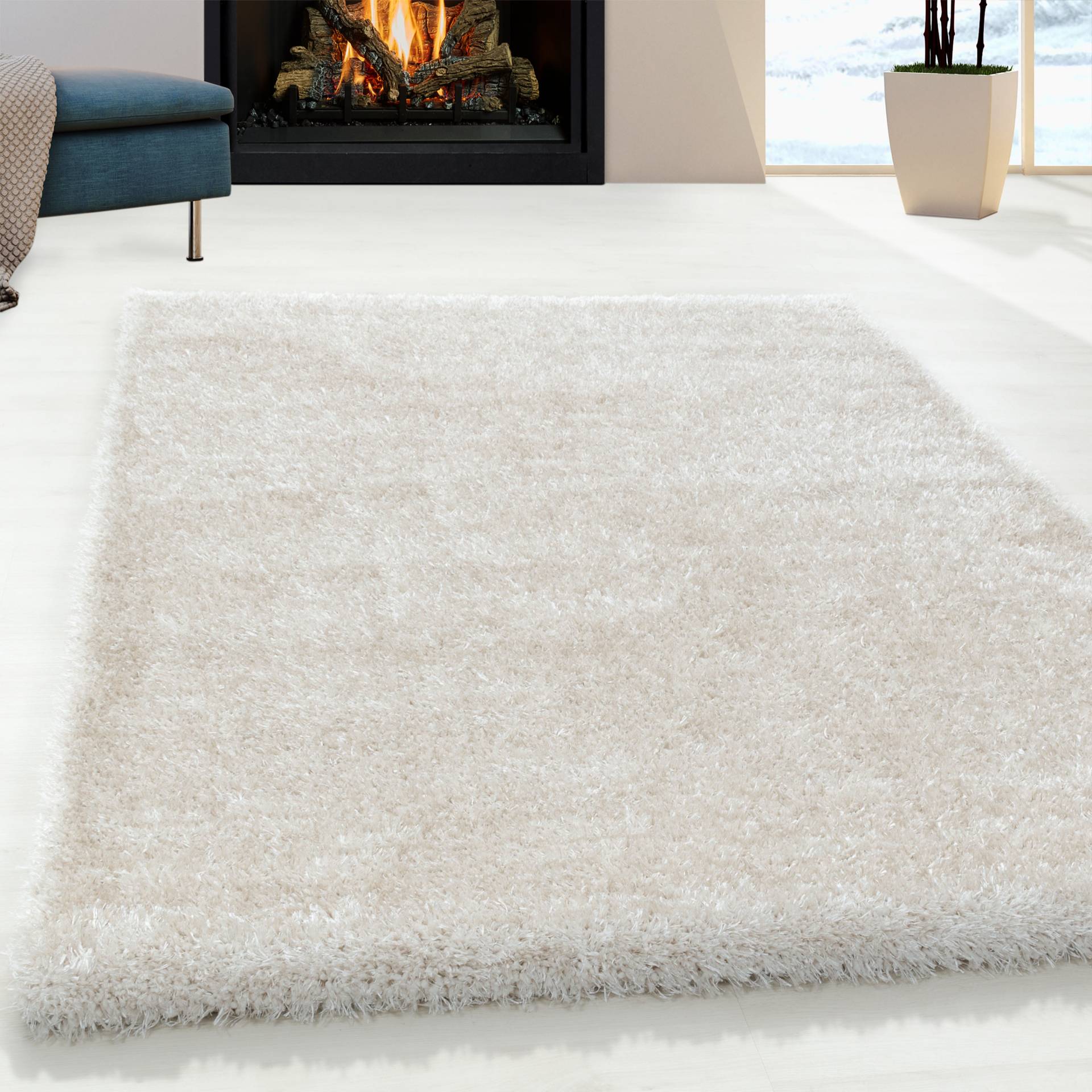 Ayyildiz Teppiche Hochflor-Teppich "BRILLIANT 4200", rechteckig, 50 mm Höhe, Läufer, auch in rund, Langflor, Shaggy, Wohnzimmer Ayyildiz Teppiche Hochflor-Teppich "BRILLIANT 4200", rechteckig, 50 mm Höhe, Läufer, auch in rund, Langflor, Shaggy, Wohnzimmer von Ayyildiz Teppiche