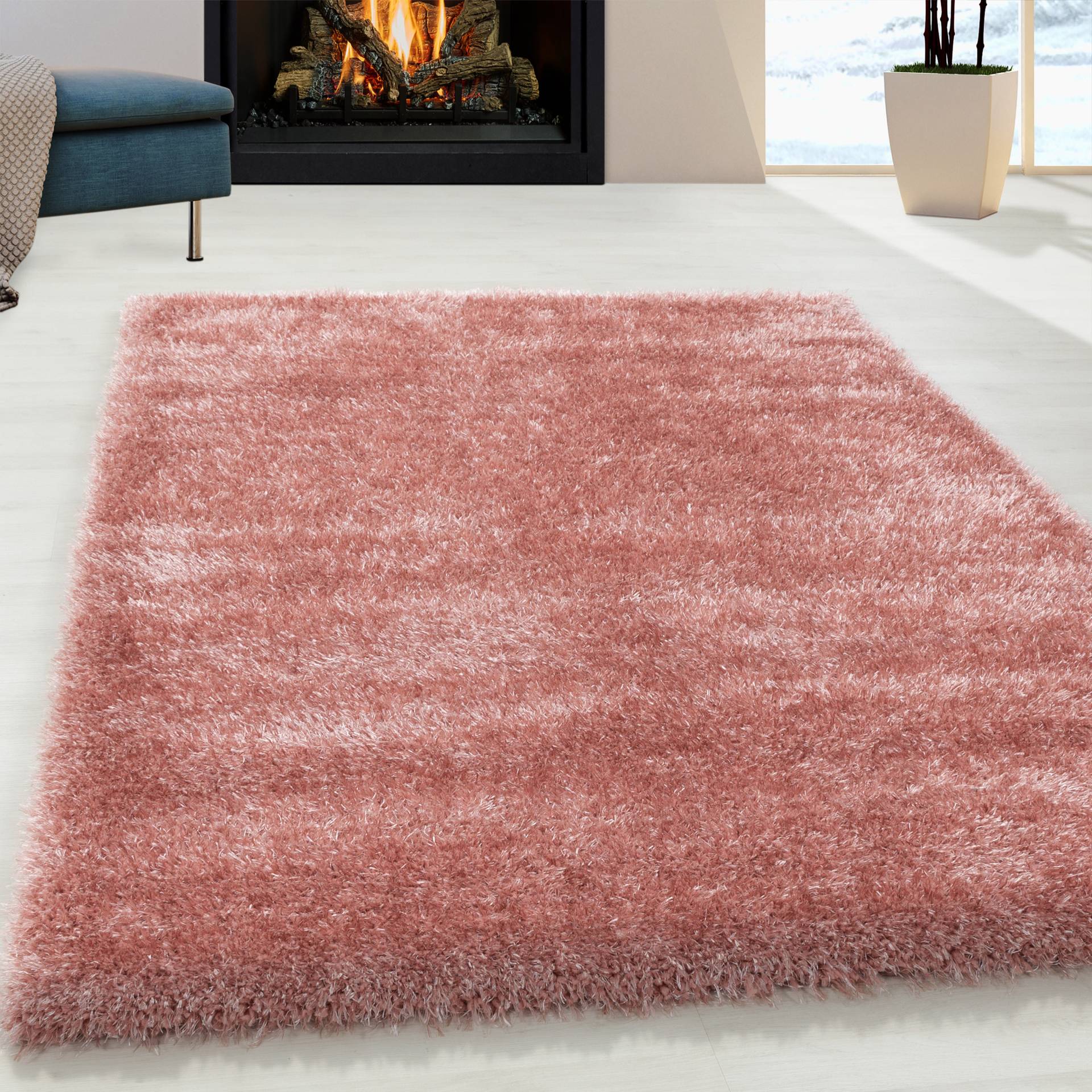 Ayyildiz Teppiche Hochflor-Teppich "BRILLIANT 4200", rechteckig, 50 mm Höhe, Läufer, auch in rund, Langflor, Shaggy, Wohnzimmer Ayyildiz Teppiche Hochflor-Teppich "BRILLIANT 4200", rechteckig, 50 mm Höhe, Läufer, auch in rund, Langflor, Shaggy, Wohnzimmer von Ayyildiz Teppiche