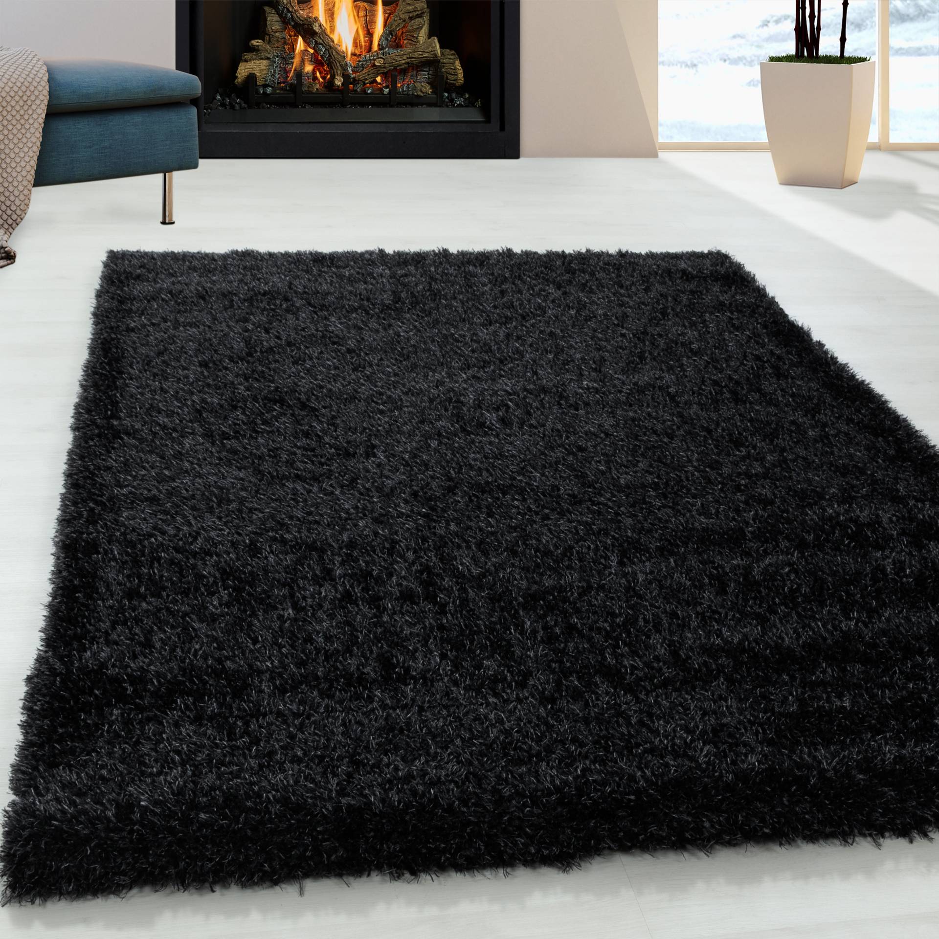 Ayyildiz Teppiche Hochflor-Teppich "BRILLIANT 4200", rechteckig, 50 mm Höhe, Läufer, auch in rund, Langflor, Shaggy, Wohnzimmer Ayyildiz Teppiche Hochflor-Teppich "BRILLIANT 4200", rechteckig, 50 mm Höhe, Läufer, auch in rund, Langflor, Shaggy, Wohnzimmer von Ayyildiz Teppiche