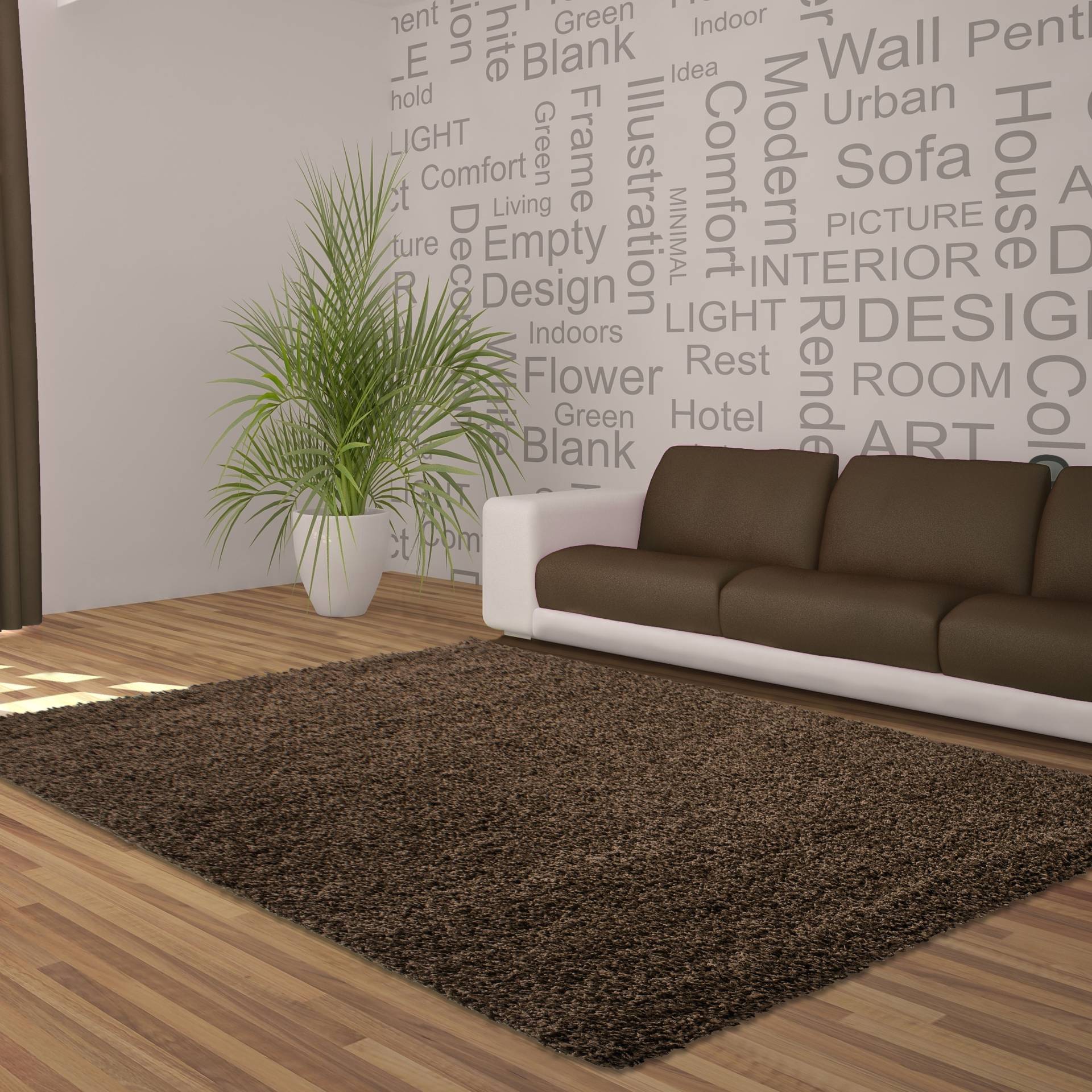 Ayyildiz Teppiche Hochflor-Teppich "Dream Shaggy", rechteckig, 50 mm Höhe, Langflor, auch in rund, Läufer, Wohnzimmer Schlafzimmer Ayyildiz Teppiche Hochflor-Teppich "Dream Shaggy", rechteckig, 50 mm Höhe, Langflor, auch in rund, Läufer, Wohnzimmer Schlafzimmer von Ayyildiz Teppiche