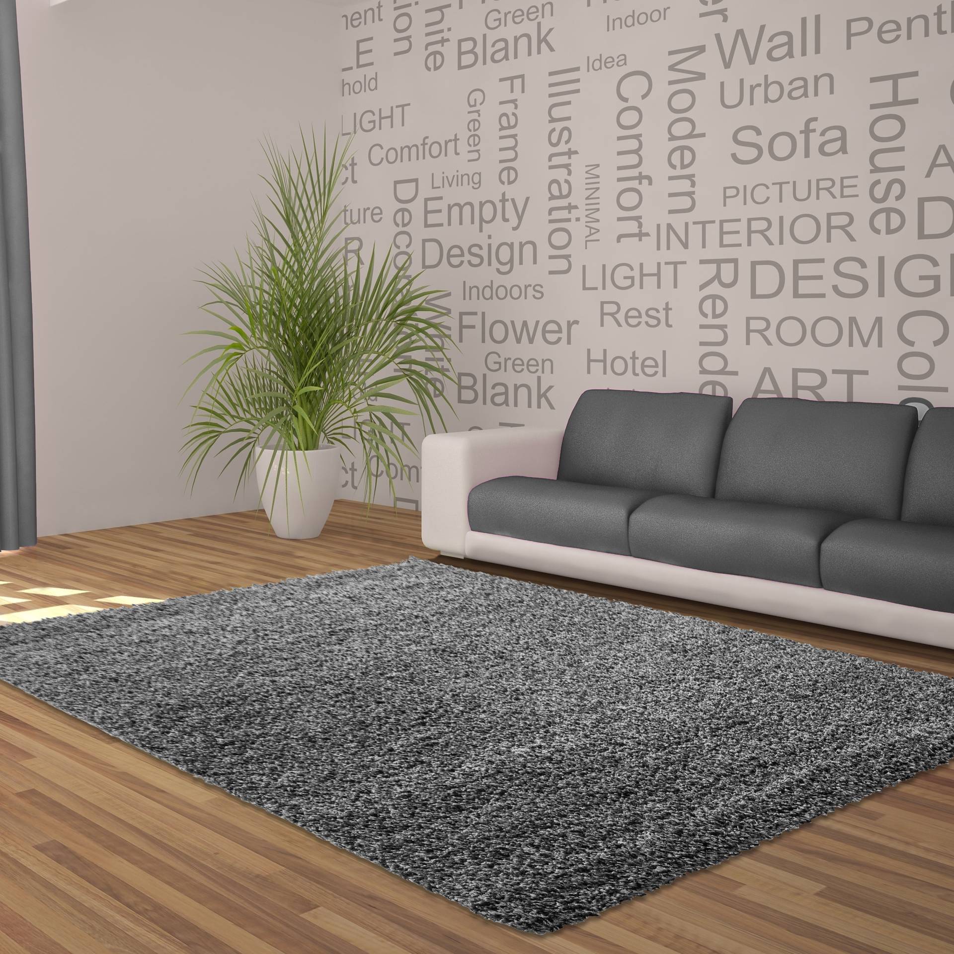 Ayyildiz Teppiche Hochflor-Teppich "Dream Shaggy", rechteckig, 50 mm Höhe, Langflor, auch in rund, Läufer, Wohnzimmer Schlafzimmer Ayyildiz Teppiche Hochflor-Teppich "Dream Shaggy", rechteckig, 50 mm Höhe, Langflor, auch in rund, Läufer, Wohnzimmer Schlafzimmer von Ayyildiz Teppiche