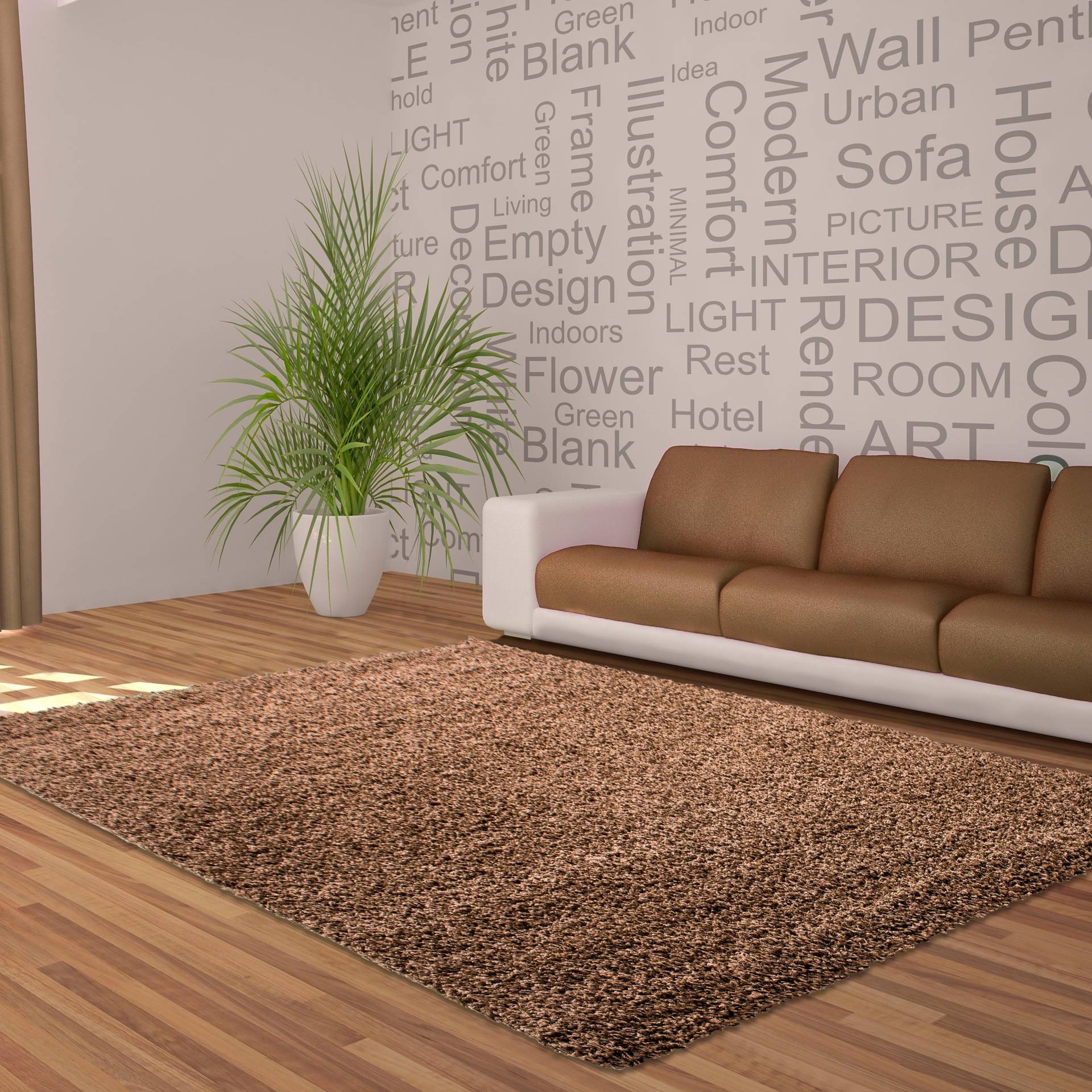 Ayyildiz Teppiche Hochflor-Teppich "Dream Shaggy", rechteckig, 50 mm Höhe, Langflor, auch in rund, Läufer, Wohnzimmer Schlafzimmer Ayyildiz Teppiche Hochflor-Teppich "Dream Shaggy", rechteckig, 50 mm Höhe, Langflor, auch in rund, Läufer, Wohnzimmer Schlafzimmer von Ayyildiz Teppiche