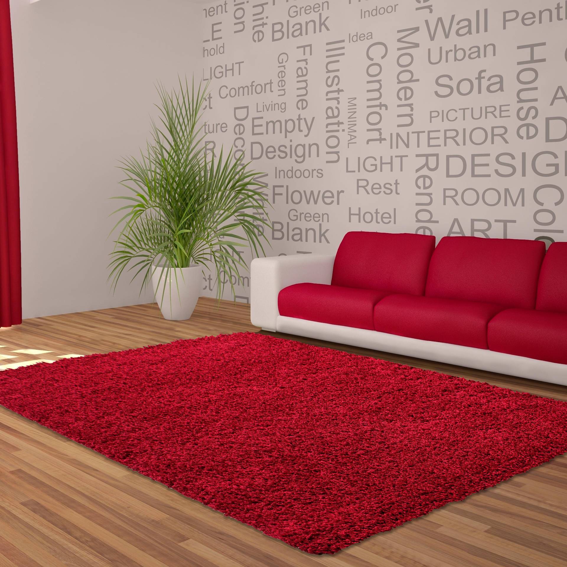 Ayyildiz Teppiche Hochflor-Teppich "Dream Shaggy", rechteckig, 50 mm Höhe, Langflor, auch in rund, Läufer, Wohnzimmer Schlafzimmer Ayyildiz Teppiche Hochflor-Teppich "Dream Shaggy", rechteckig, 50 mm Höhe, Langflor, auch in rund, Läufer, Wohnzimmer Schlafzimmer von Ayyildiz Teppiche