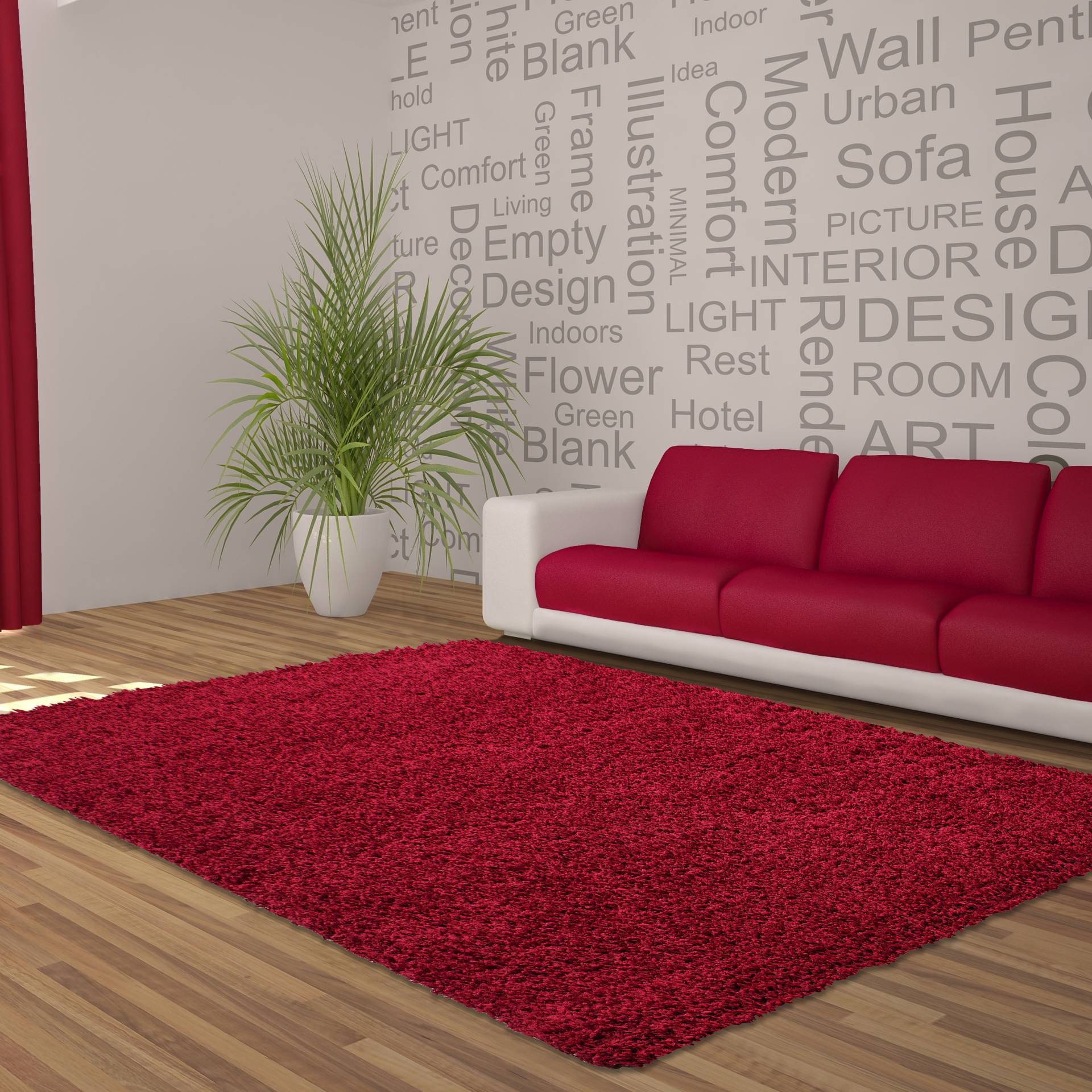 Ayyildiz Teppiche Hochflor-Teppich "Dream Shaggy", rechteckig, 50 mm Höhe, Langflor, auch in rund, Läufer, Wohnzimmer Schlafzimmer Ayyildiz Teppiche Hochflor-Teppich "Dream Shaggy", rechteckig, 50 mm Höhe, Langflor, auch in rund, Läufer, Wohnzimmer Schlafzimmer von Ayyildiz Teppiche