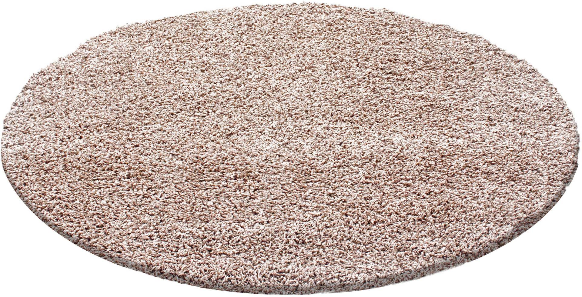 Ayyildiz Teppiche Hochflor-Teppich "Dream Shaggy", rund, 50 mm Höhe, Langflor, auch rechteckig, Läufer, Wohnzimmer Schlafzimmer Ayyildiz Teppiche Hochflor-Teppich "Dream Shaggy", rund, 50 mm Höhe, Langflor, auch rechteckig, Läufer, Wohnzimmer Schlafzimmer von Ayyildiz Teppiche