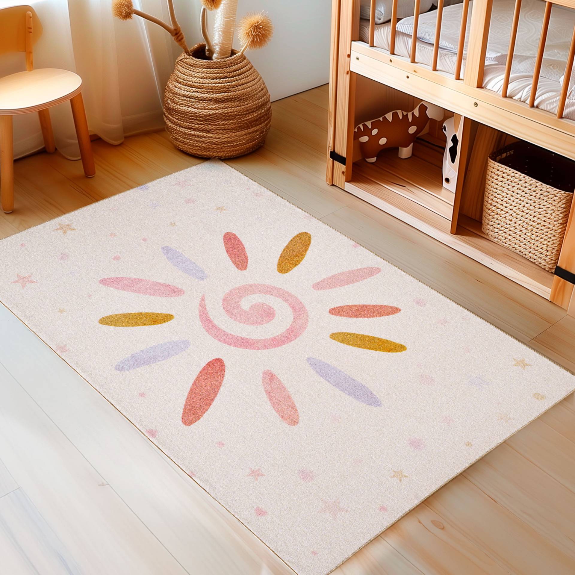 Ayyildiz Teppiche Kinderteppich "PLAY 2021", rechteckig, 8 mm Höhe, rutschhemmend, Motiv Sonne, Kurzflor Ayyildiz Teppiche Kinderteppich "PLAY 2021", rechteckig, 8 mm Höhe, rutschhemmend, Motiv Sonne, Kurzflor von Ayyildiz Teppiche