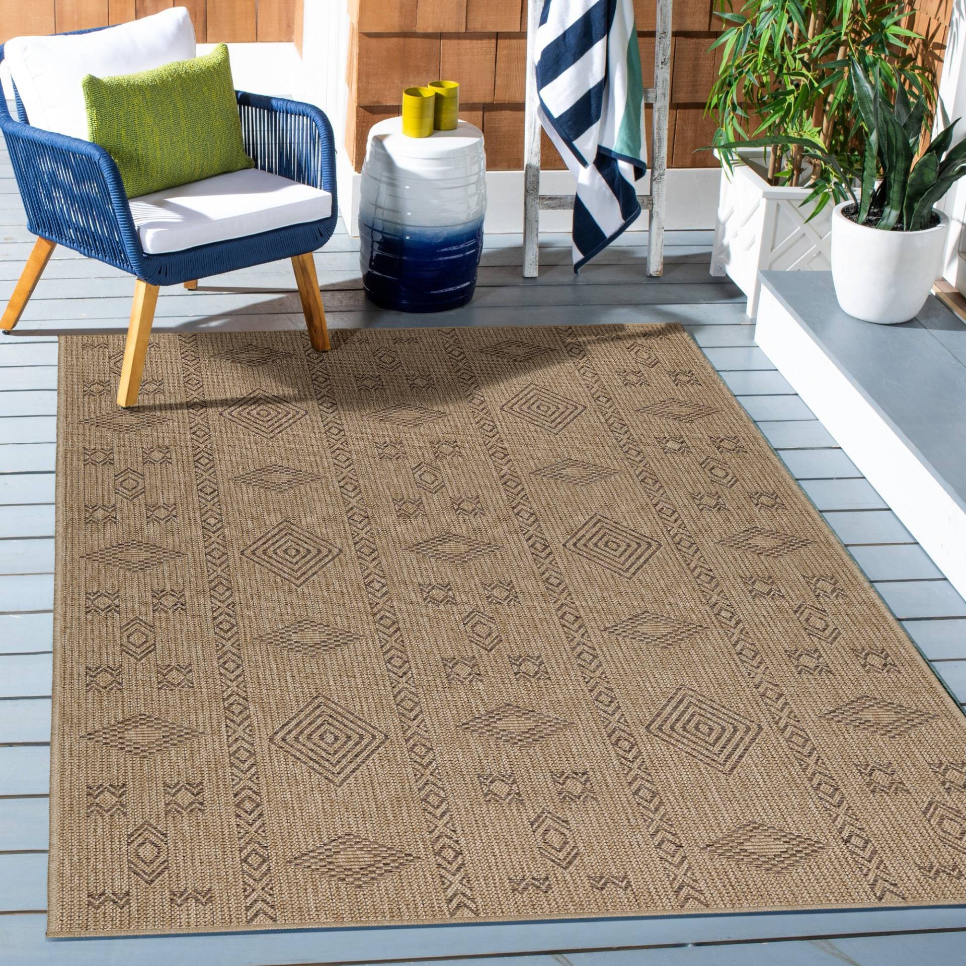 Ayyildiz Teppiche Outdoorteppich "DHAKA 8711", rechteckig, 5 mm Höhe, Läufer / Pflegeleicht / Strapazierfähig / In- und Outdoor geeignet Ayyildiz Teppiche Outdoorteppich "DHAKA 8711", rechteckig, 5 mm Höhe, Läufer / Pflegeleicht / Strapazierfähig / In- und Outdoor geeignet von Ayyildiz Teppiche