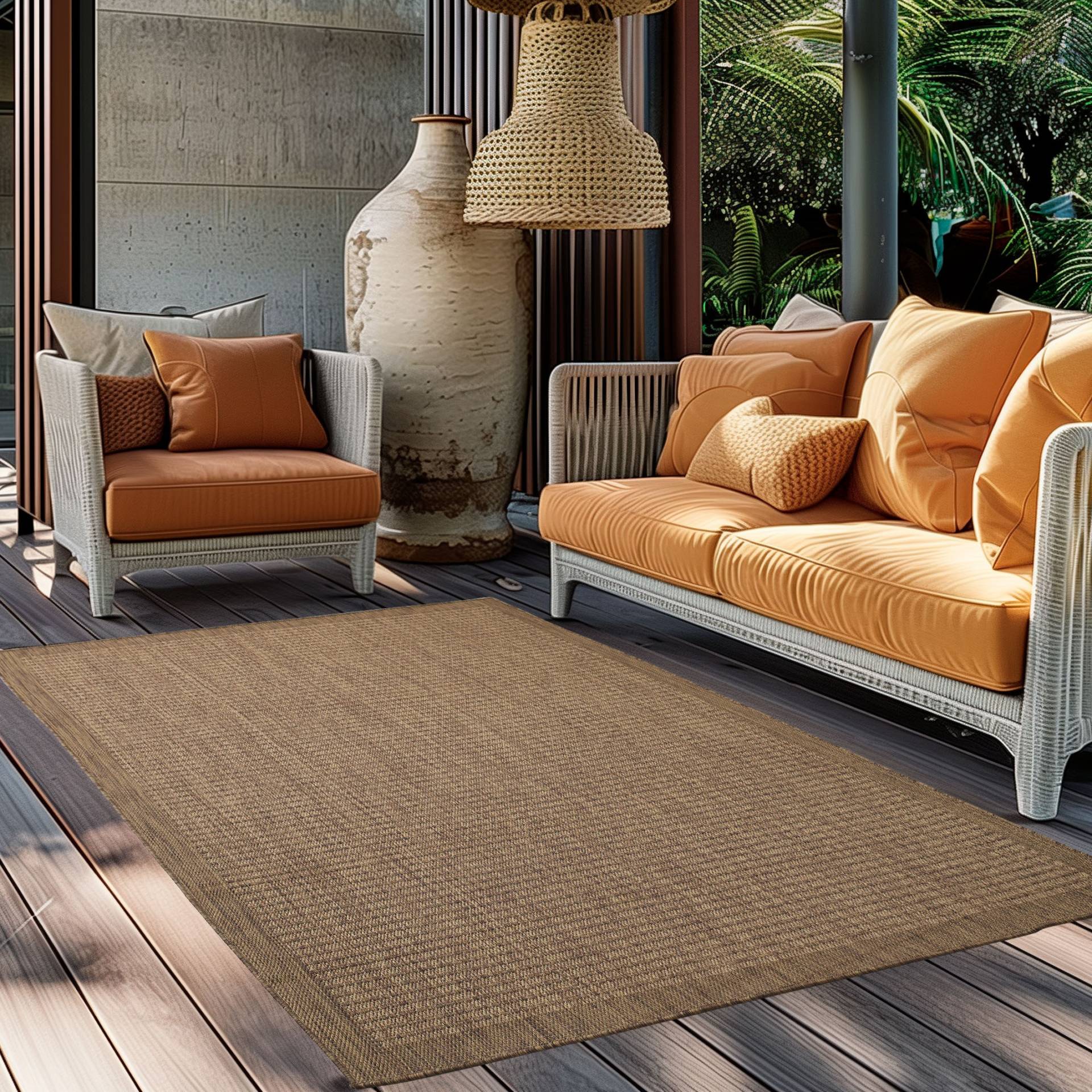 Ayyildiz Teppiche Outdoorteppich "GIZA 1410", rechteckig, 3 mm Höhe, Läufer, In- und Outdoor, Wetterfest, Wasserabweisend, robust Ayyildiz Teppiche Outdoorteppich "GIZA 1410", rechteckig, 3 mm Höhe, Läufer, In- und Outdoor, Wetterfest, Wasserabweisend, robust von Ayyildiz Teppiche