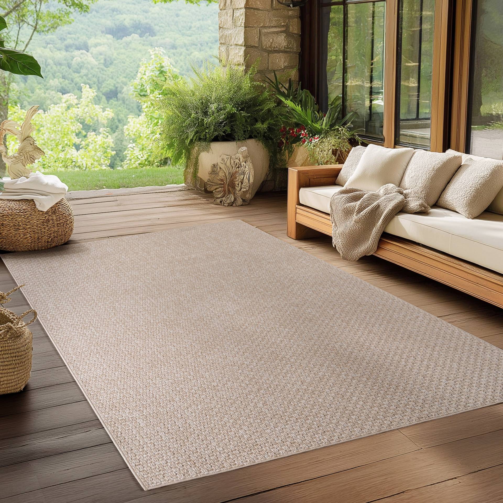 Ayyildiz Teppiche Outdoorteppich "IBIZA 1901", rechteckig, 5 mm Höhe, Läufer, In und Outdoor, Sisaloptik, Wohnzimmer, Aussenbereich Ayyildiz Teppiche Outdoorteppich "IBIZA 1901", rechteckig, 5 mm Höhe, Läufer, In und Outdoor, Sisaloptik, Wohnzimmer, Aussenbereich von Ayyildiz Teppiche