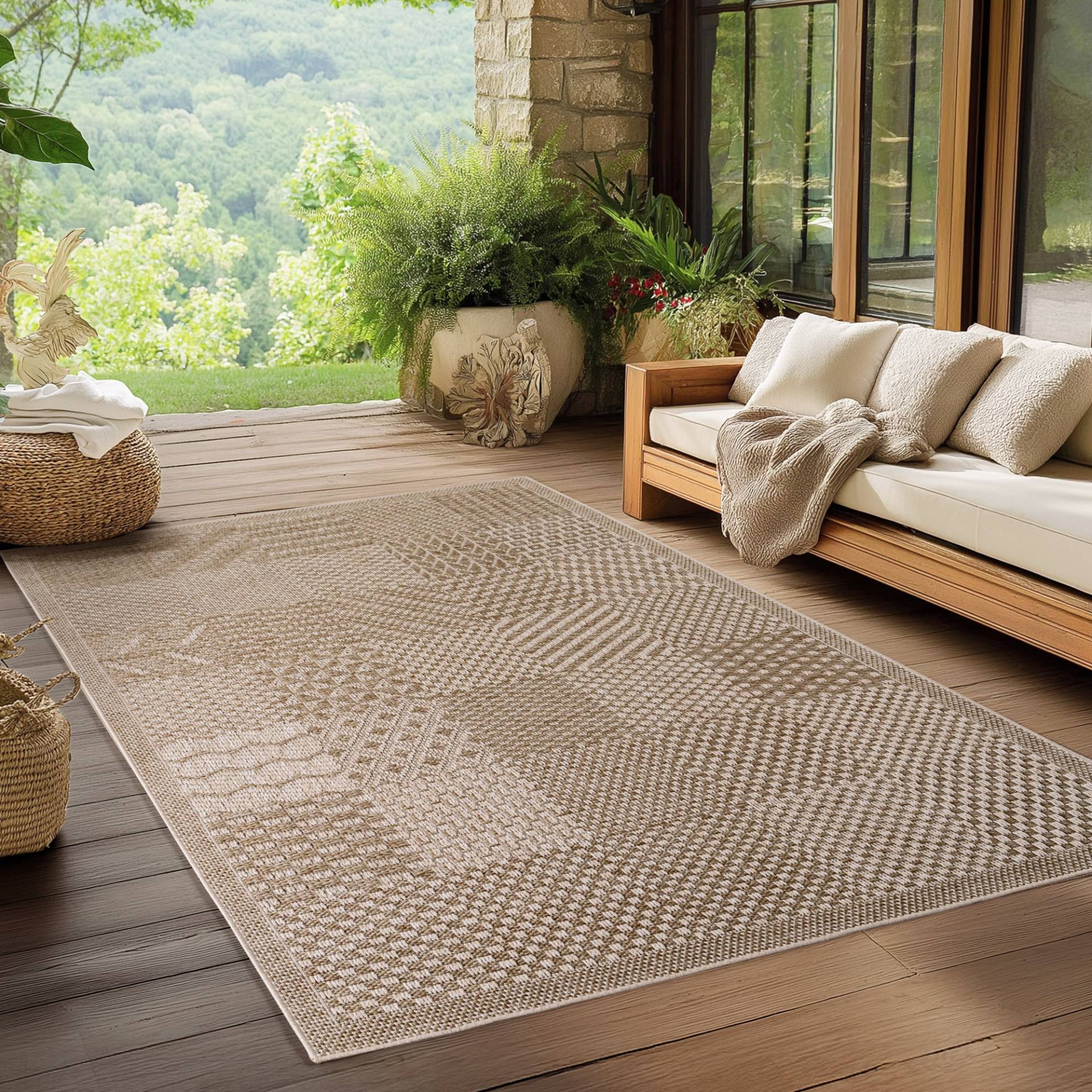 Ayyildiz Teppiche Outdoorteppich "IBIZA 1902", rechteckig, 5 mm Höhe, Läufer, In und Outdoor, Sisaloptik, Wohnzimmer, Aussenbereich Ayyildiz Teppiche Outdoorteppich "IBIZA 1902", rechteckig, 5 mm Höhe, Läufer, In und Outdoor, Sisaloptik, Wohnzimmer, Aussenbereich von Ayyildiz Teppiche