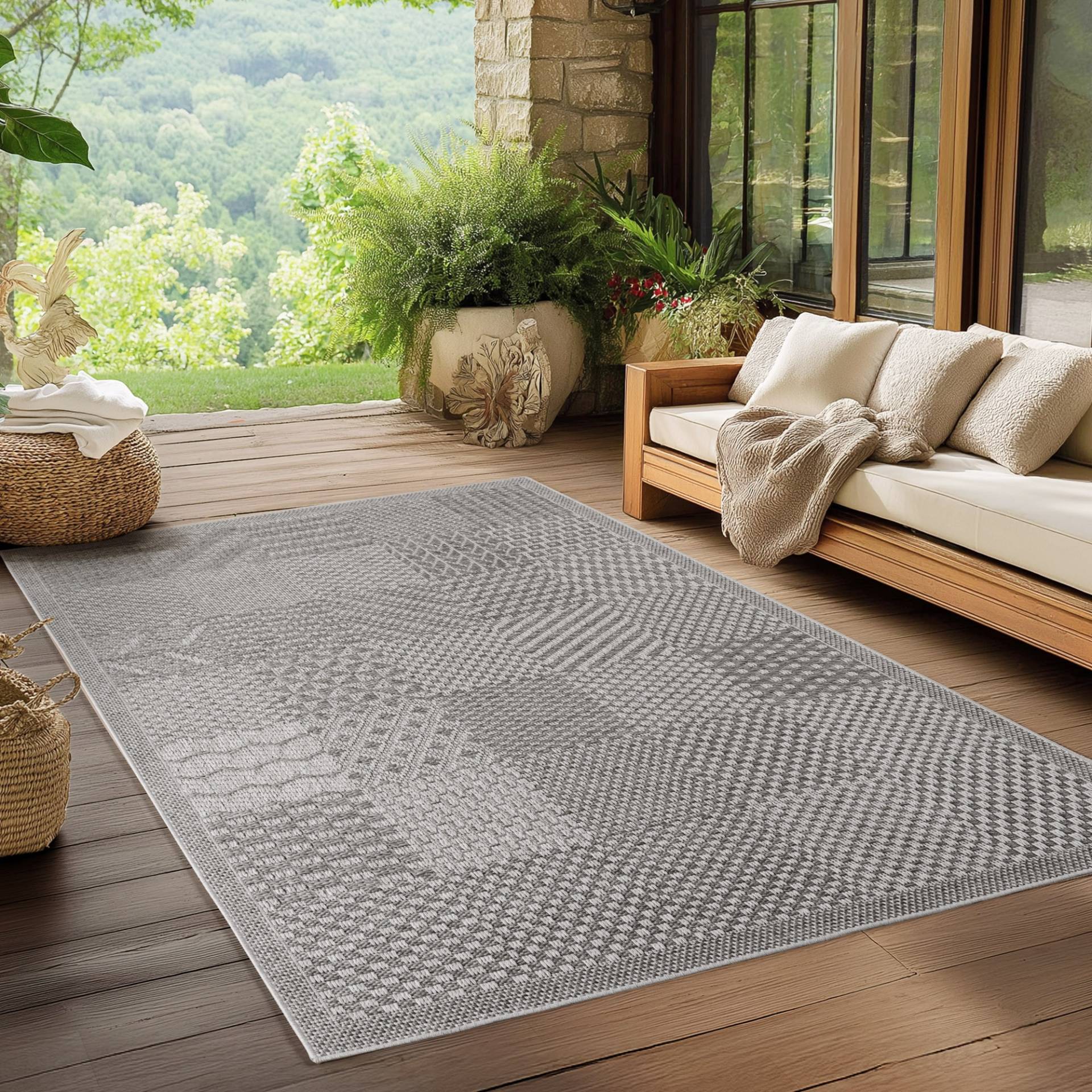 Ayyildiz Teppiche Outdoorteppich "IBIZA 1902", rechteckig, 5 mm Höhe, Läufer, In und Outdoor, Sisaloptik, Wohnzimmer, Aussenbereich Ayyildiz Teppiche Outdoorteppich "IBIZA 1902", rechteckig, 5 mm Höhe, Läufer, In und Outdoor, Sisaloptik, Wohnzimmer, Aussenbereich von Ayyildiz Teppiche