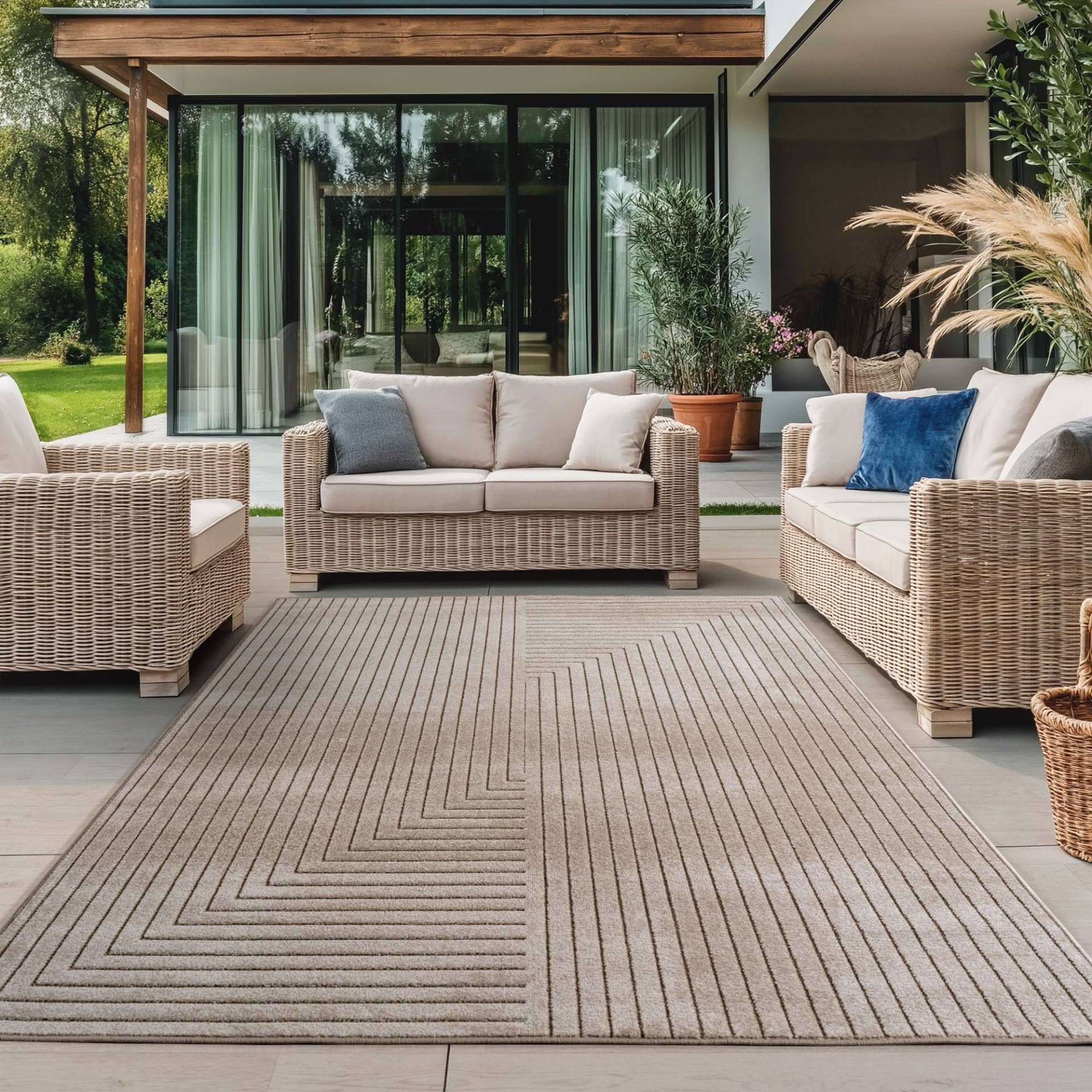 Ayyildiz Teppiche Outdoorteppich "NOVA 1202", rechteckig, 5 mm Höhe, Läufer, In und Outdoor, Hoch Tief Effekt, Wohnzimmer, Aussenbereich Ayyildiz Teppiche Outdoorteppich "NOVA 1202", rechteckig, 5 mm Höhe, Läufer, In und Outdoor, Hoch Tief Effekt, Wohnzimmer, Aussenbereich von Ayyildiz Teppiche