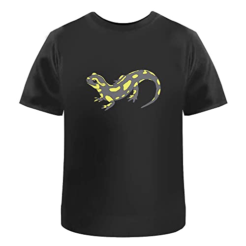 Extra groß 'Salamander' Baumwoll-T-Shirt für Erwachsene (Schwarz) (TA00141232) von Azeeda