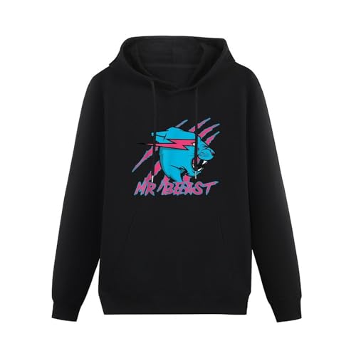 Mr Gaming Beast Game Men's Warm Hoodie Fluffy Pullover Long Sleeve Sweatshirt with Two Pocket Size S von Azizat