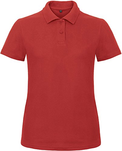 B&C: Ladies` Piqué Polo Shirt ID.001 Women PWI11, Größe:3XL;Farbe:Red B&C: Ladies` Piqué Polo Shirt ID.001 Women PWI11, Größe:3XL;Farbe:Red von B&C