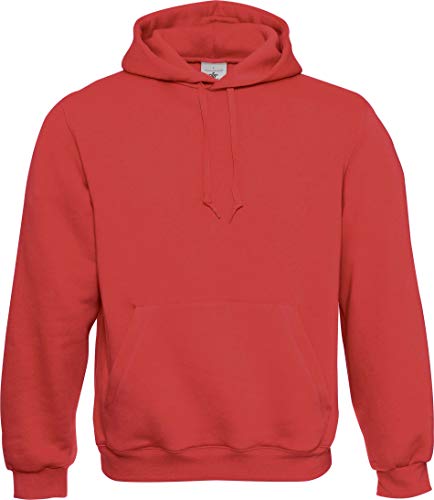 B&C: Kapuzen-Sweatshirt Hooded, Größe:3XL;Farbe:Red von B+C