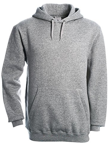 B&C: Kapuzen-Sweatshirt Hooded, Größe:XL;Farbe:Heather Grey von B+C