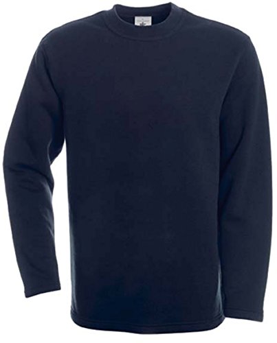 B&C: Kasten-Sweatshirt Open Hem, Größe:S;Farbe:Navy von B+C