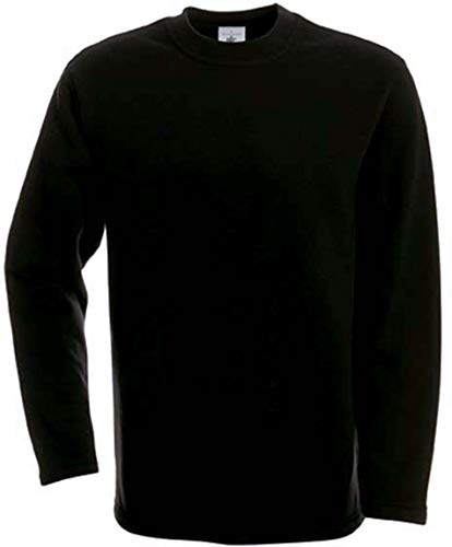 B&C: Kasten-Sweatshirt Open Hem, Größe:XL;Farbe:Black von B+C