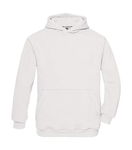 B&C: Kids` Hooded Sweat Hooded Kids, Größe:12/14 (152/164);Farbe:White von B+C