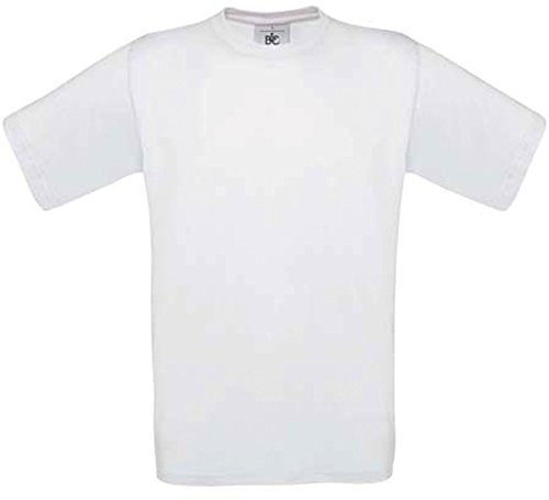 B&C: Kids` T-Shirt Exact 190 Kids TK301, Größe:9/11 (134/146);Farbe:White von B&C