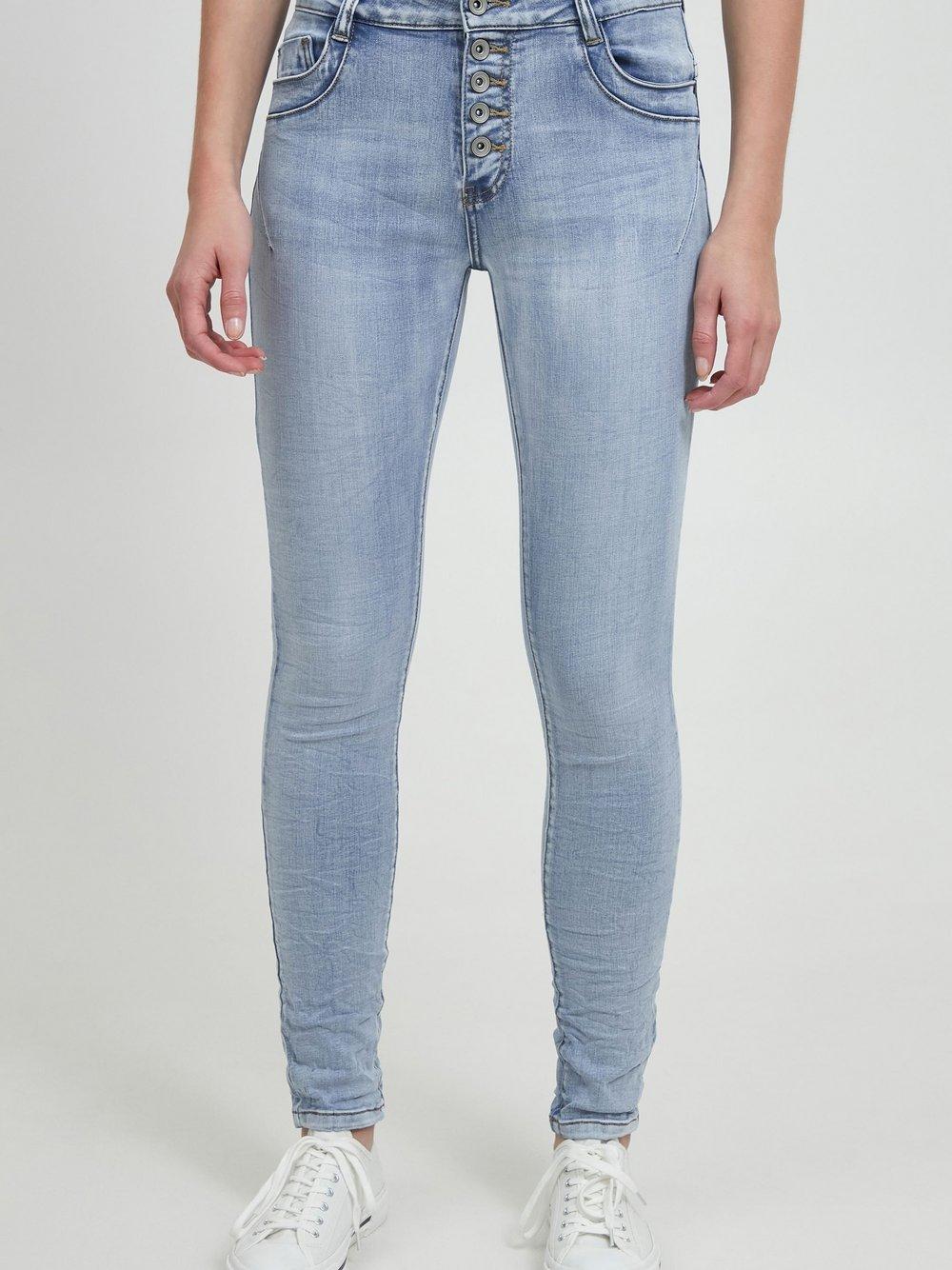 B.Young Skinny-fit-Jeans Damen Baumwolle, hellblau von B.Young