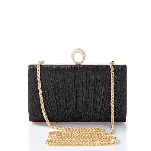 BABEYOND Damen Clutch abendtasche damen Elegant Chain Bag und Abnehmbarer Kette Wedding Prom Party Handbag, Crossbody Shoulder Bag, Small Shoulder Bag BABEYOND Damen Clutch abendtasche damen Elegant Chain Bag und Abnehmbarer Kette Wedding Prom Party Handbag, Crossbody Shoulder Bag, Small Shoulder Bag von BABEYOND