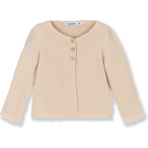 BABIDU Strickjacke aus 100% Baumwolle, Basic-Kleidungsstück für Babys, Jungen, Mädchen, Unisex, Rundhalsausschnitt, hypoallergener Stoff, weich und atmungsaktiv BABIDU Strickjacke aus 100% Baumwolle, Basic-Kleidungsstück für Babys, Jungen, Mädchen, Unisex, Rundhalsausschnitt, hypoallergener Stoff, weich und atmungsaktiv von BABIDU