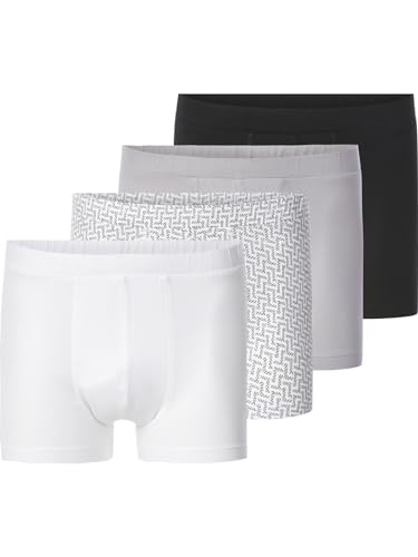 BABISTA Herren 4Er Pack Boxershorts Villora weiß 08 von BABISTA